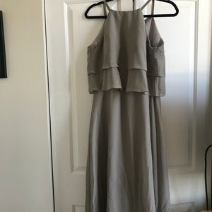 Bridesmaid gray dress worn once
